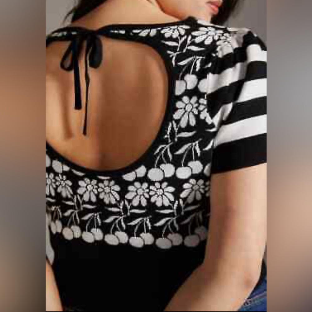 Anthropologie Maeve Medium Trixie Sweater Tee NWT